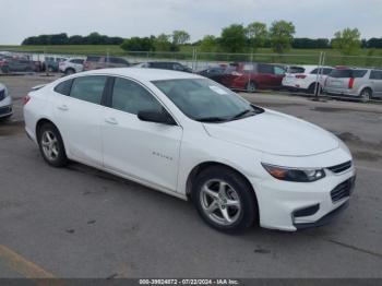  Salvage Chevrolet Malibu