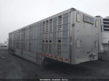  Salvage M H Eby Trailers Livestock Trailer