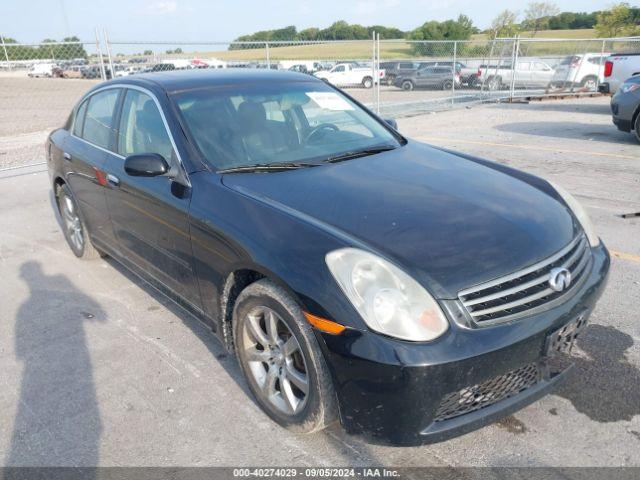  Salvage INFINITI G35x