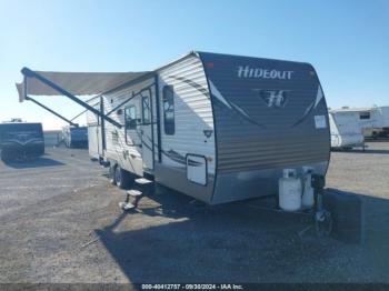  Salvage Keystone Hideout Travel Trailer