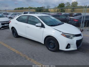  Salvage Toyota Corolla