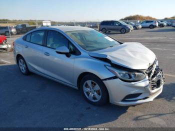  Salvage Chevrolet Cruze