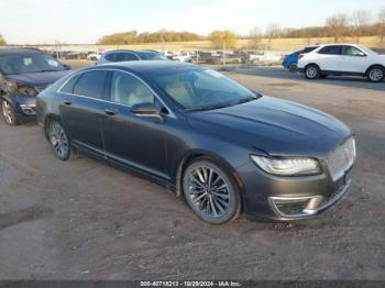  Salvage Lincoln MKZ Hybrid