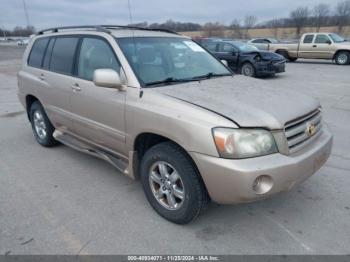  Salvage Toyota Highlander