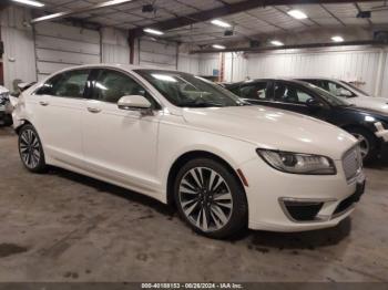  Salvage Lincoln MKZ