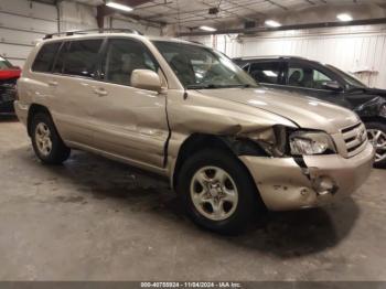  Salvage Toyota Highlander