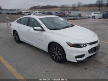  Salvage Chevrolet Malibu