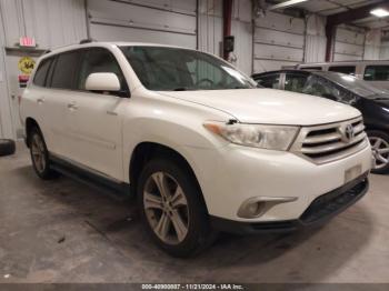  Salvage Toyota Highlander