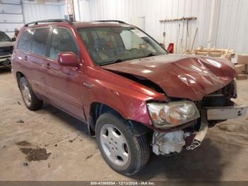  Salvage Toyota Highlander