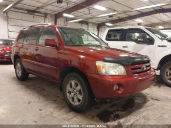  Salvage Toyota Highlander