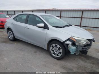  Salvage Toyota Corolla