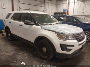  Salvage Ford Police Interceptor Utilit