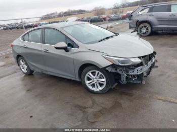  Salvage Chevrolet Cruze