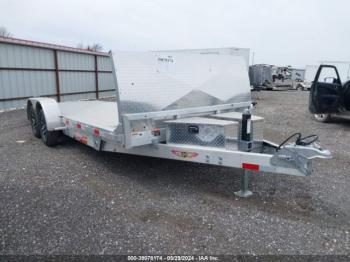  Salvage H&h Car Hauler 7x20 Spee