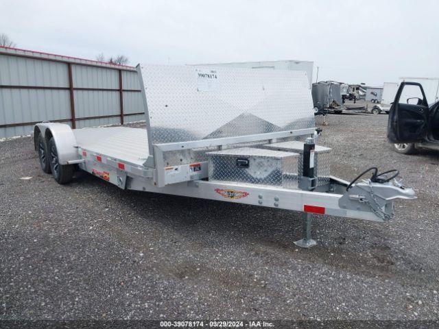  Salvage H&h Car Hauler 7x20 Spee