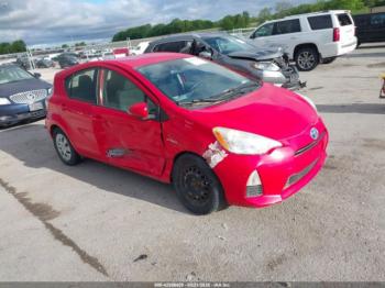 Salvage Toyota Prius c