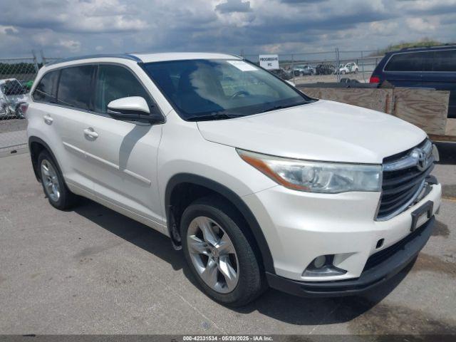  Salvage Toyota Highlander