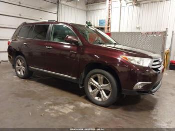  Salvage Toyota Highlander