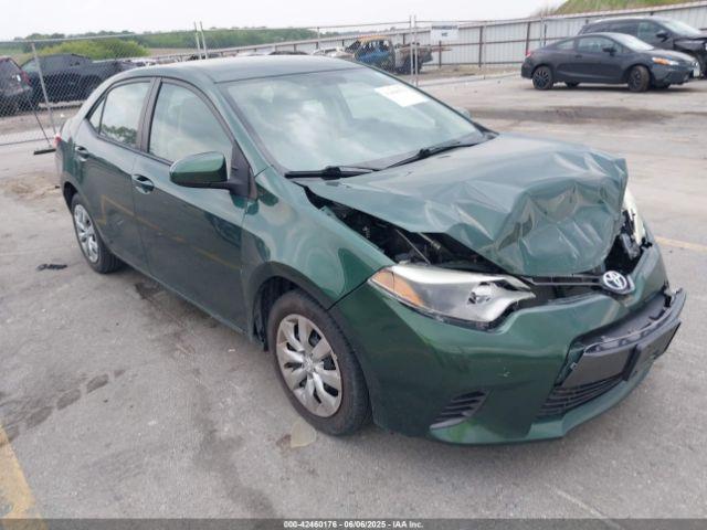  Salvage Toyota Corolla