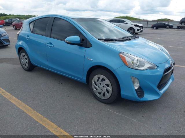  Salvage Toyota Prius c