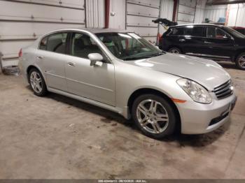  Salvage INFINITI G35x