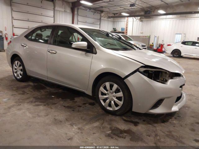  Salvage Toyota Corolla