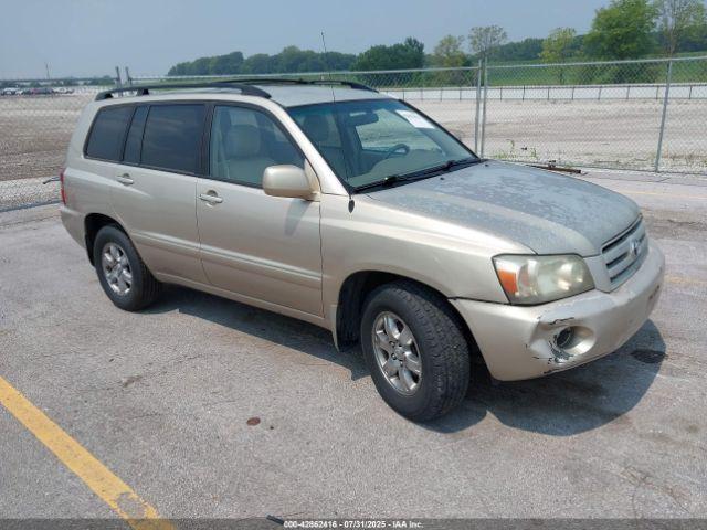  Salvage Toyota Highlander