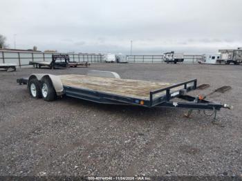  Salvage Pj Trailers 7x20 Utility Trailer