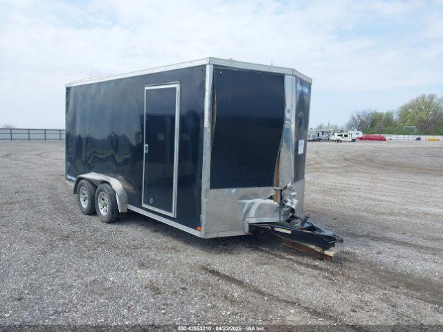  Salvage Sure-trac Utility Trailer 7x16