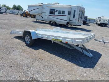  Salvage Aluma 7814 Tilt Flatbed Trailer