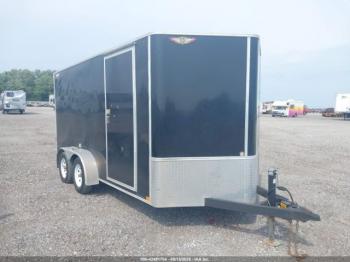  Salvage Novae Corp H&h Enclosed Trailer