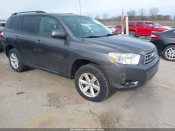  Salvage Toyota Highlander