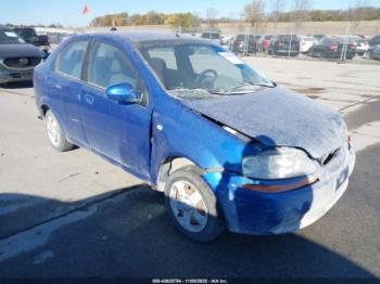 Salvage Chevrolet Aveo