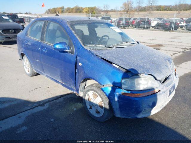  Salvage Chevrolet Aveo