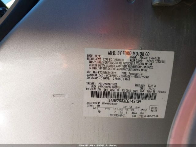 Ford Taurus Se Image 10