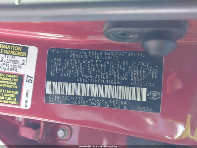 Toyota Camry Se Awd Image 5