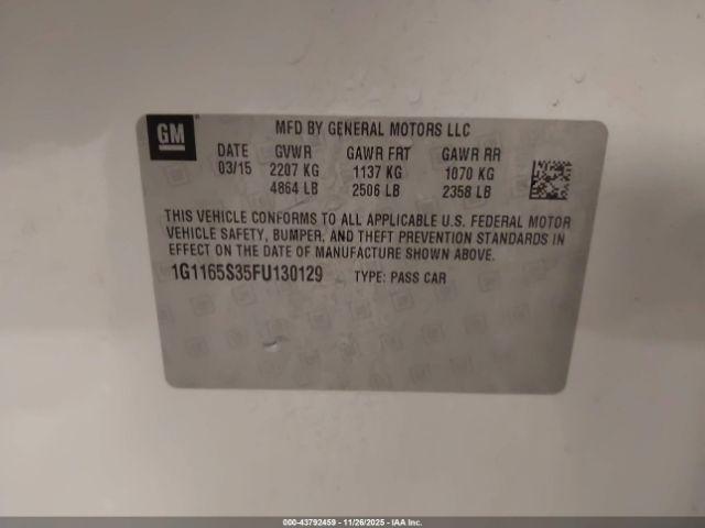 Chevrolet Impala 2lz Image 11