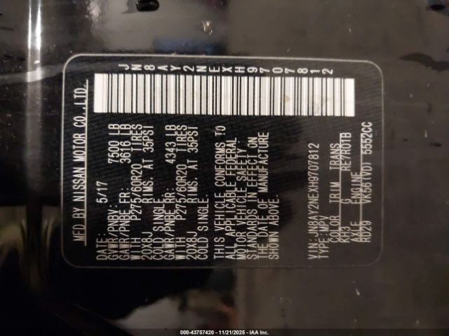 Nissan Armada Platinum Image 15