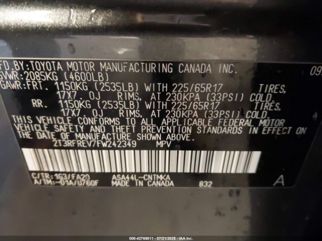 Toyota RAV4 Xle Image 4