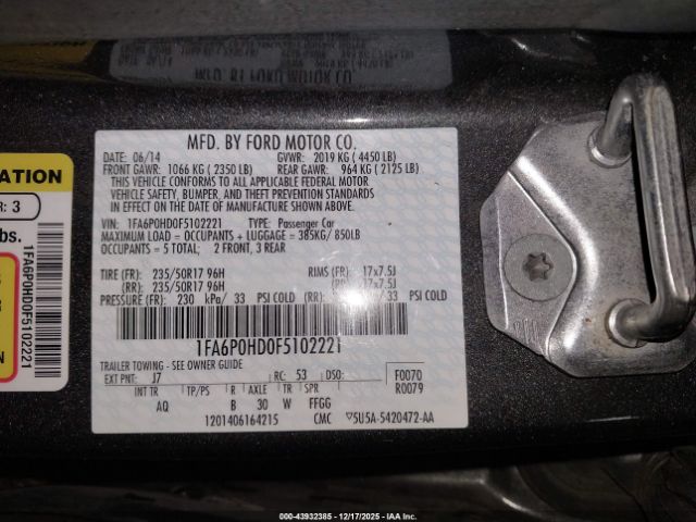 Ford Fusion Se Image 10