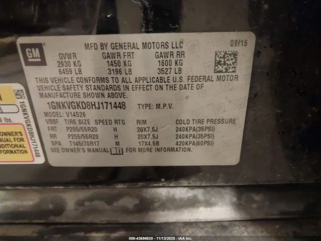 Chevrolet Traverse 1lt Image 14