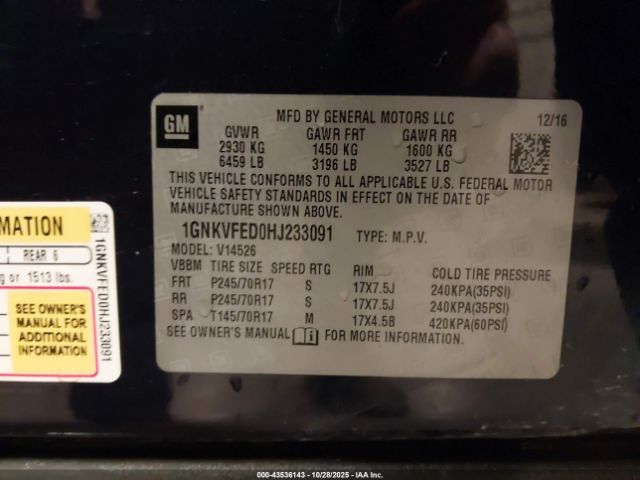 Chevrolet Traverse Ls Image 14