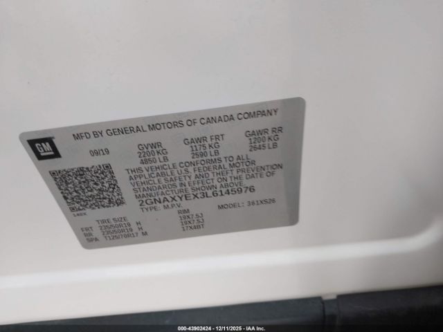 Chevrolet Equinox Awd Premier 2.0l Turbo Image 7