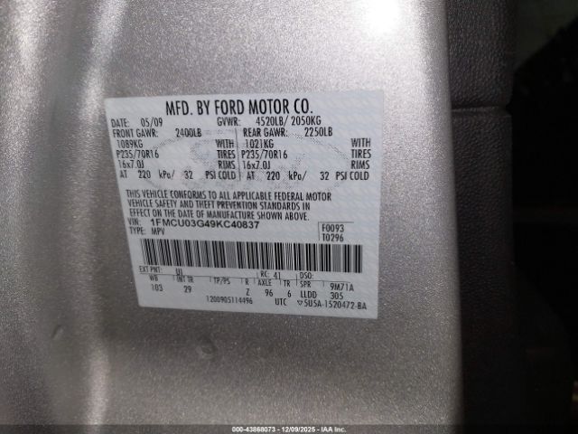 Ford Escape Xlt Image 9