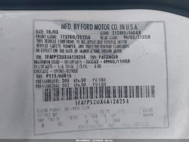 Ford Taurus Lx Image 3