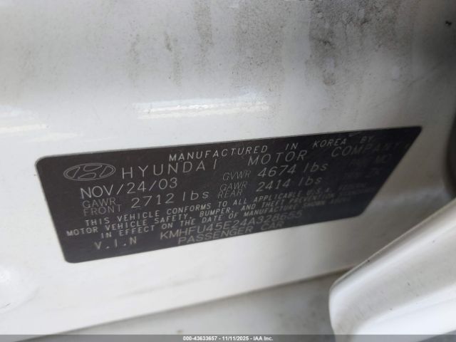 Hyundai XG350 L Image 7