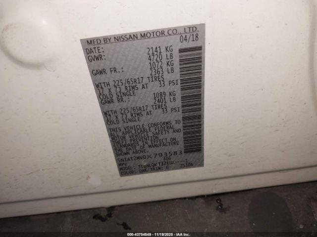 Nissan Rogue Sv Image 9