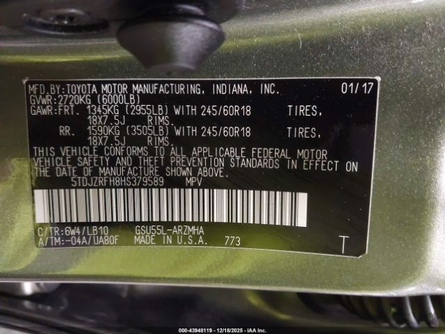 Toyota Highlander Xle Image 3