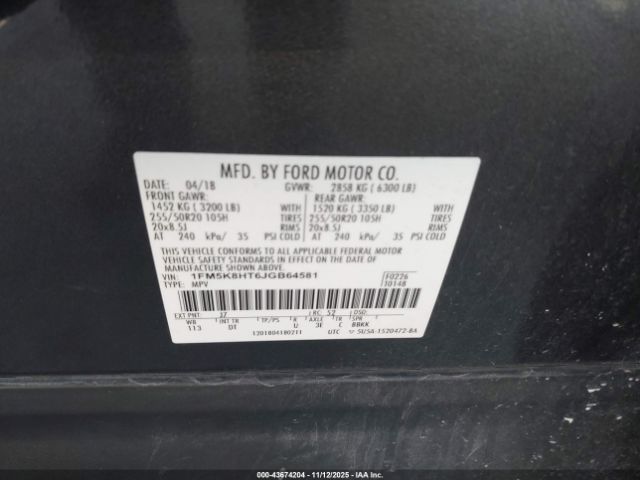 Ford Explorer Platinum Image 11