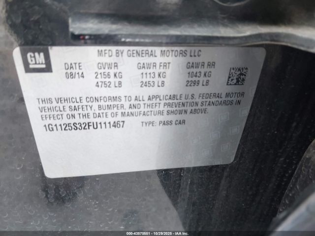 Chevrolet Impala 2lt Image 7